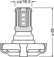 GlüHbirne, Blinker Ams-Osram 5201DWP-1BL