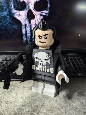 3D Printed Marvel Punisher Large Scale 8.5''- 9.5'' Big Fig