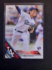2016 Topps #429 Kenta Maeda, Los Angeles Dodgers (RC) - Rookie Card