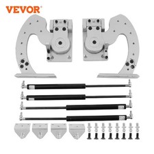 2pcs Vertical Door Hinges Bolt Kit Adjustable 90 Degrees