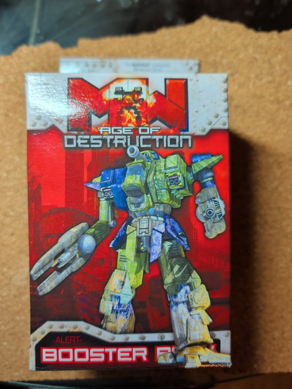mechwarrior wizkids Age Of Destruction Booster New Sealed