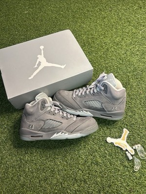Size 7Y - Jordan 5 Retro Wolf Grey (2026) (GS) 440888-002 Pre-Owned
