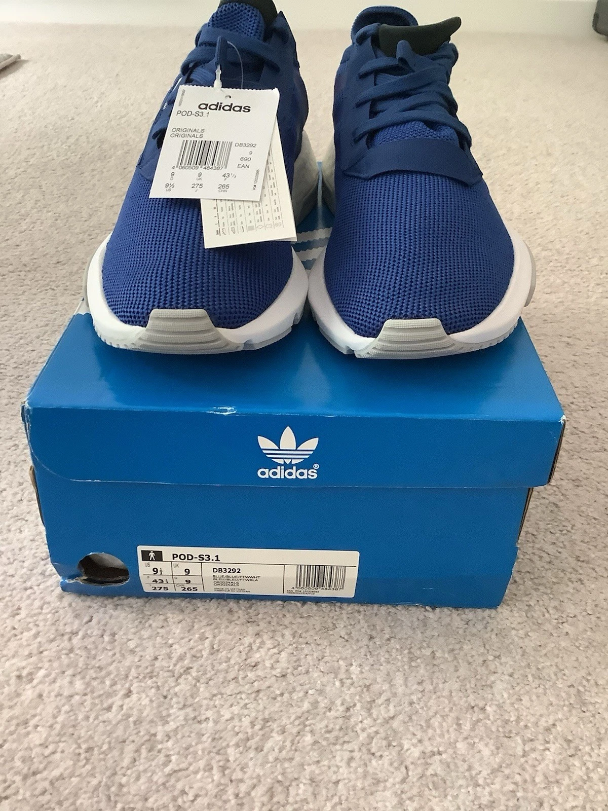 Adidas POD S3.1 uomo nuove con etichetta taglia 9