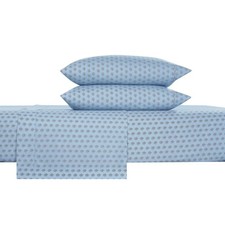 4-Piece Printed Sheet Set - Full/Twin 17" Extra Deep Cool, Crisp, Breathab...