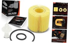 Toyota 10K Miles Protection Cartridge Engine Oil Filter - Compatible with Toyota