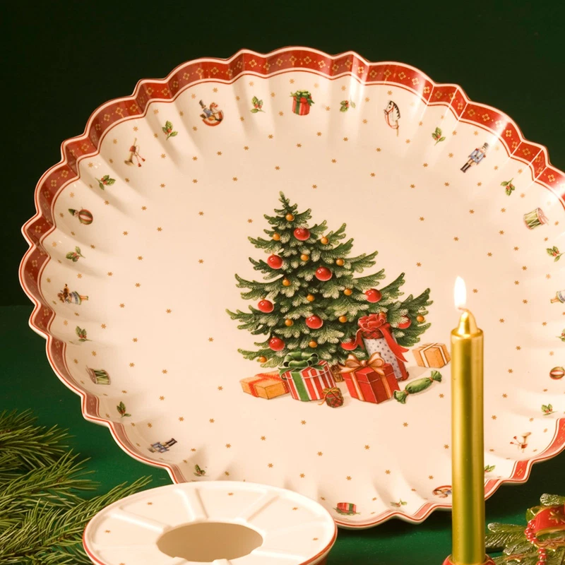 Piatto Coppa da Portata Natale Villeroy & Boch Toy's Delight 45 cm Porcellana, fotografia 4 di 9