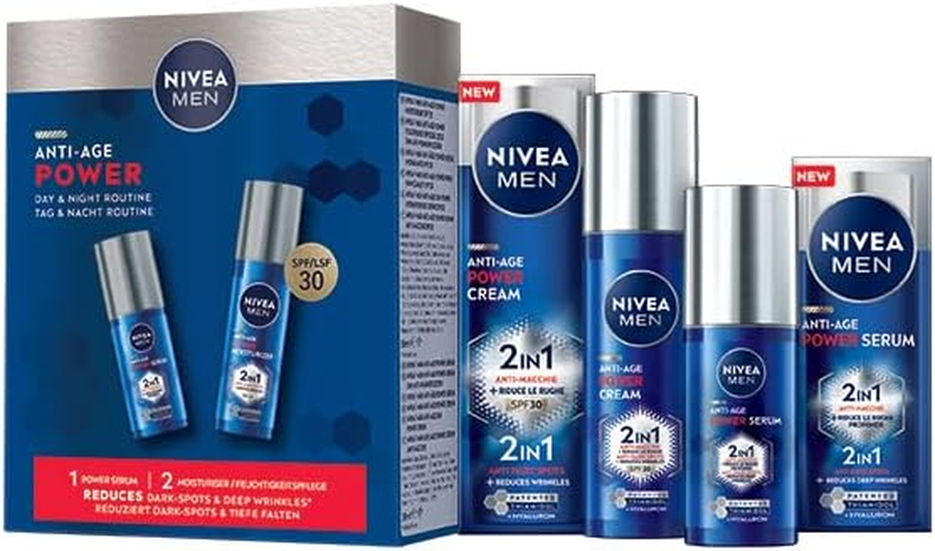 Trattamento Anti-Età Uomo Completo Giorno/Notte Nivea Men Power