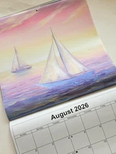 2026 Coastal Dreams 12-Month Wall Calendar - 12" x 12" ( 12 by 12 Inches )