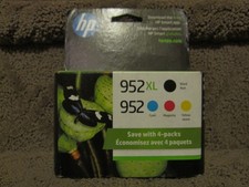 HP N9K28AN Black Cyan Magenta Yellow Ink Cartridge Genuine  952XL 952 OCT/2024