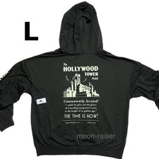 Disney Parks Hollywood Tower of Terror Hotel Zip Hoodie LARGE