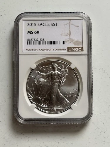 2015 Eagle S$1 MS69 NGC Certified
