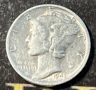 1943-S 10C FB Mercury Dime S Mint Collectors Choice .900 Silver VF Coin #2