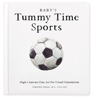Baby's Tummy Time Sports: High-Contrast Fine Art For Visual ...