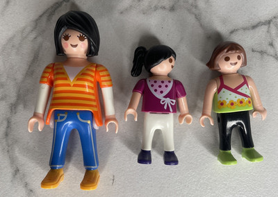Playmobil Woman Mom & 2 Girls City Life Modern Figures B9-56