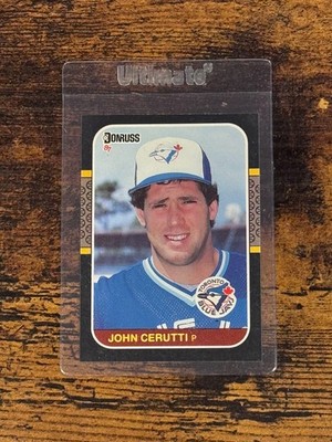 1986 John Cerutti Baseball Card
