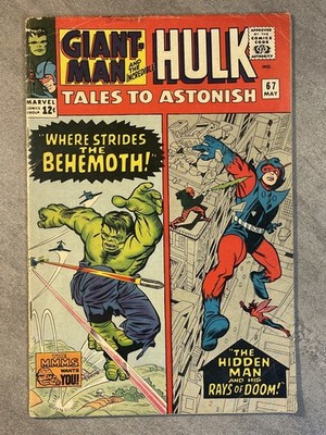 Tales to Astonish #67 (1965) Giant-Man & Hulk Marvel Silver Age VG 4.0 Lee/Kirby