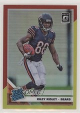 2019 Panini Donruss Optic Rated Rookie Red & Yellow Prizm Riley Ridley #186 7l6