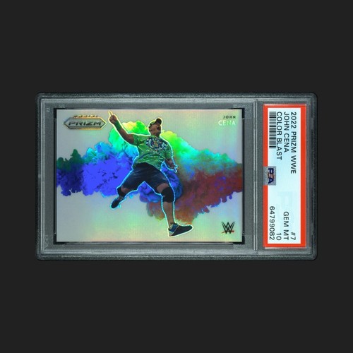 John Cena #7 2022 Panini Prizm WWE Color Blast card