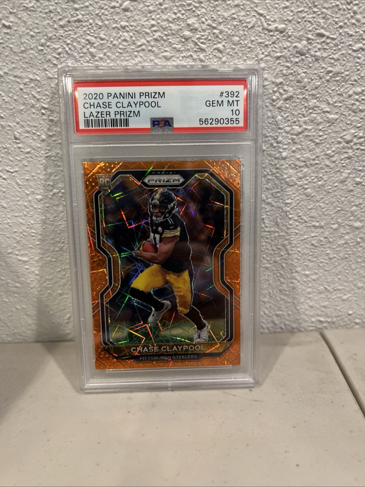 Chase Claypool Panini Prizm #392 Lazer