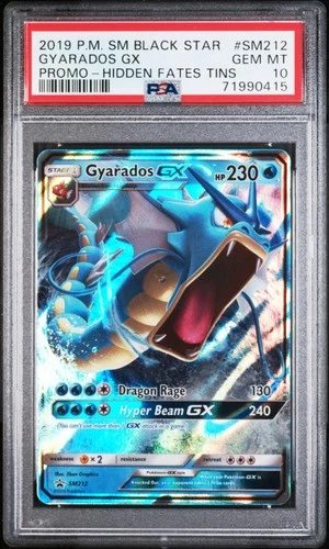Pokemon TCG Gyarados GX SM212 SM Promo PSA 10