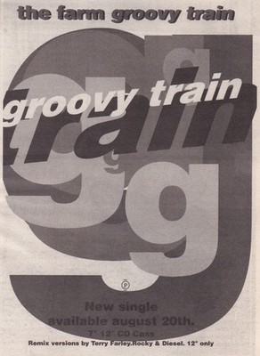The Farm - Groovy Train - Mini Poster/Magazine Clipping
