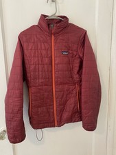 Patagonia Women's Nano Puff Insulated Jacket size S Roamer Red well-loved 