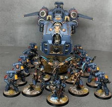 Warhammer 40k Space Wolves Complete Army lot Presale *17 Space Marines  PAINTED