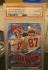 2024 Panini Donruss Optic - Best Tuddys Patrick Mahomes II, Travis Kelce Ice /15