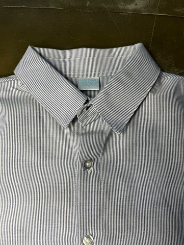 Edgehill Collection Boys Long Sleeve Button Up Blue White Collared Shirt NWT 5 - Picture 5 of 5
