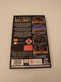 Ultimate Mortal Kombat 3 Sega Saturn Boxed With Manual