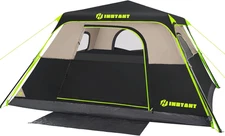 4/6/8 Person Instant Tent, Waterproof Pop up Tents for Camping with Rainfly, 60 