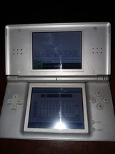 Nintendo DS Lite Console With Charger And New Super Mario Cartridge/ No Stylist