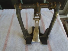 VINTAGE LEEDY FAMOUS XL BASS DRUM PEDAL MAIN FRAME-ROCKER- STRAP-PARTS-VG!