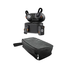 Hollyland Lark M2S Mini Wireless Combo Microphone Maxell Storage Case Bundle