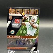 2025 Phoenix - Ollie Gordon ll auto /3 Ascension Rookie Jersey Auto - Dolphins