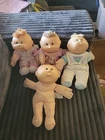 Vintage 1980s Cabbage Patch Kids Lot of 4 Xavier Roberts Signed Org Tags