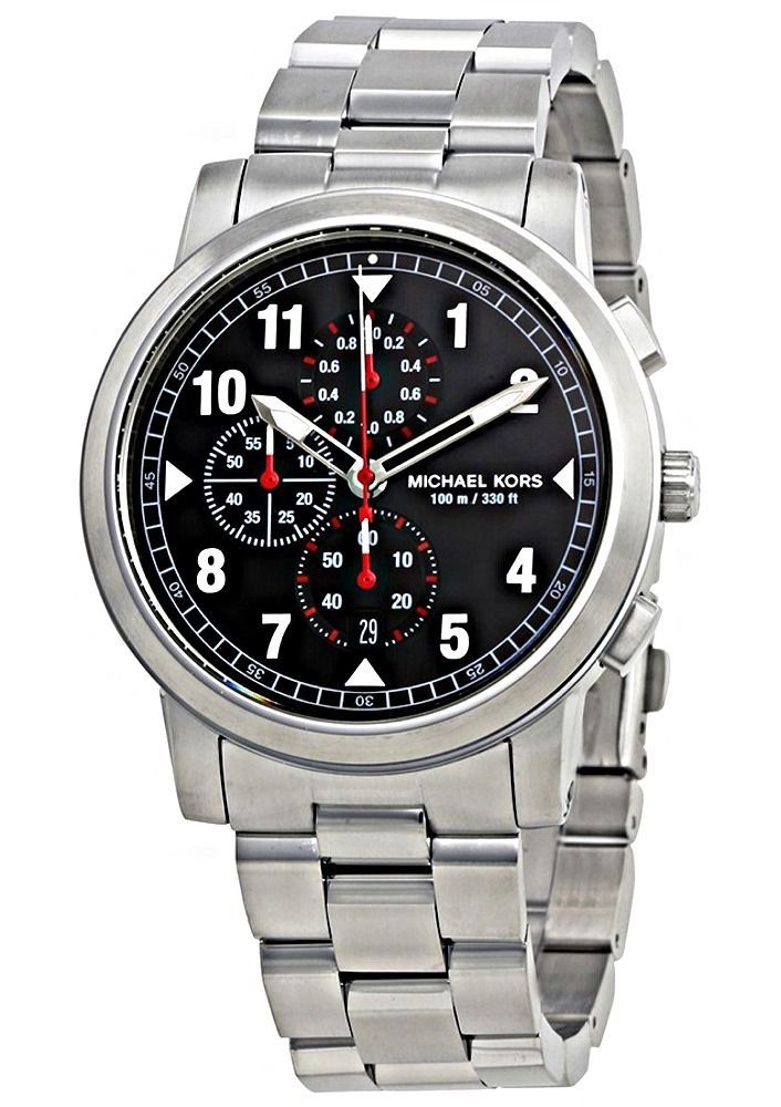 mk Oversized Brecken Silver-Tone Watch | Michael Kors [US]