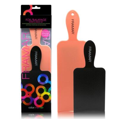 Framar FoilBalayage Board and Paddle Set for Hair Bleach Hair Dye  Long boa