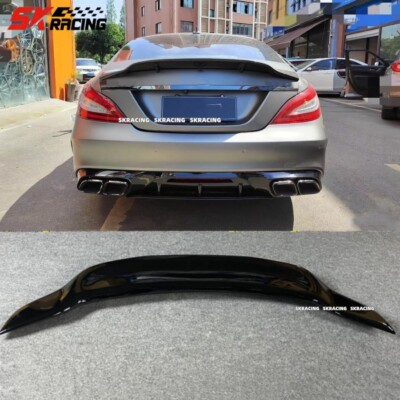 Fits Benz CLS Class W218 CLS63 AMG 2012-2017 Gloss Black Rear Trunk ...