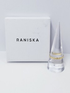 Authentic Raniska 14k Gold Plated Sarai Medium Sun Rise Ring sz 9
