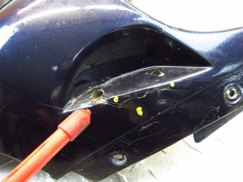 1992 89-94 Suzuki GSX750F GSX750 750 Katana Right Fairing Cowl Body Panel - Picture 6 of 12