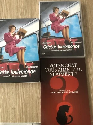 FILM ODETTE TOULEMONDE EDITION COLLECTOR DVD CATHERINE FROT + LIVRE VOTRE CHAT - Photo 1/3