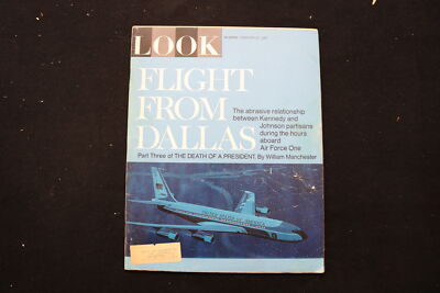 1967 FEBRUARY 21 LOOK MAGAZINE - FLIGHT FROM DALLAS COVER - E 10863