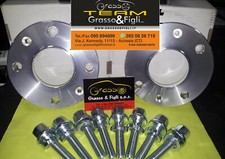 Coppia Distanziali Ruota + Bulloni PIATTO For Peugeot 106 Rally & 16V 4x108 20mm