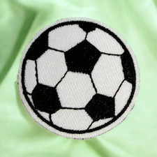 Iron On Patch Soccer Ball Cartoon Clothing Decal Embroidery