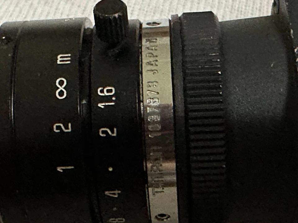 Omron F150-S1A CCD Camera W/ TV lens 8mm 1:1.3 Machine Vision Data Acquisition - Image 4 of 4