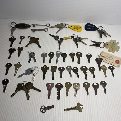Lot Of 50+ Keys And Fobs Household, Master lock, Skeleton