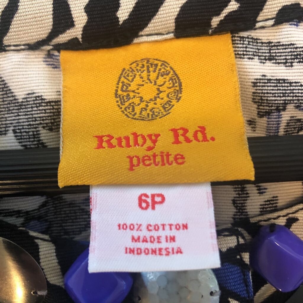 Ruby Rd. Womens Blazer Jacket Multicolor Abstract… - image 5