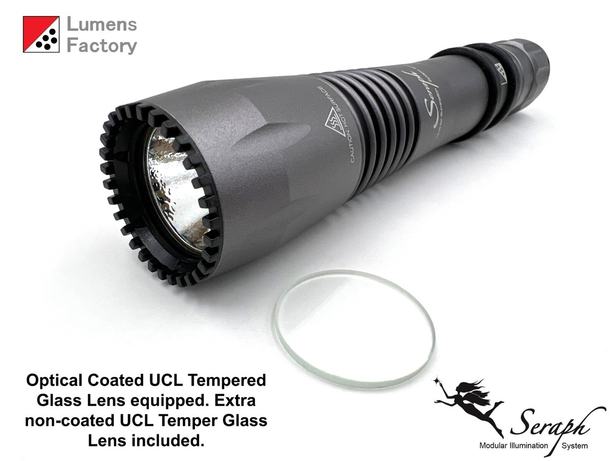 Seraph SP-9 Flashlight (3 Mode) Neutral White 319A 4000K. Surefire
