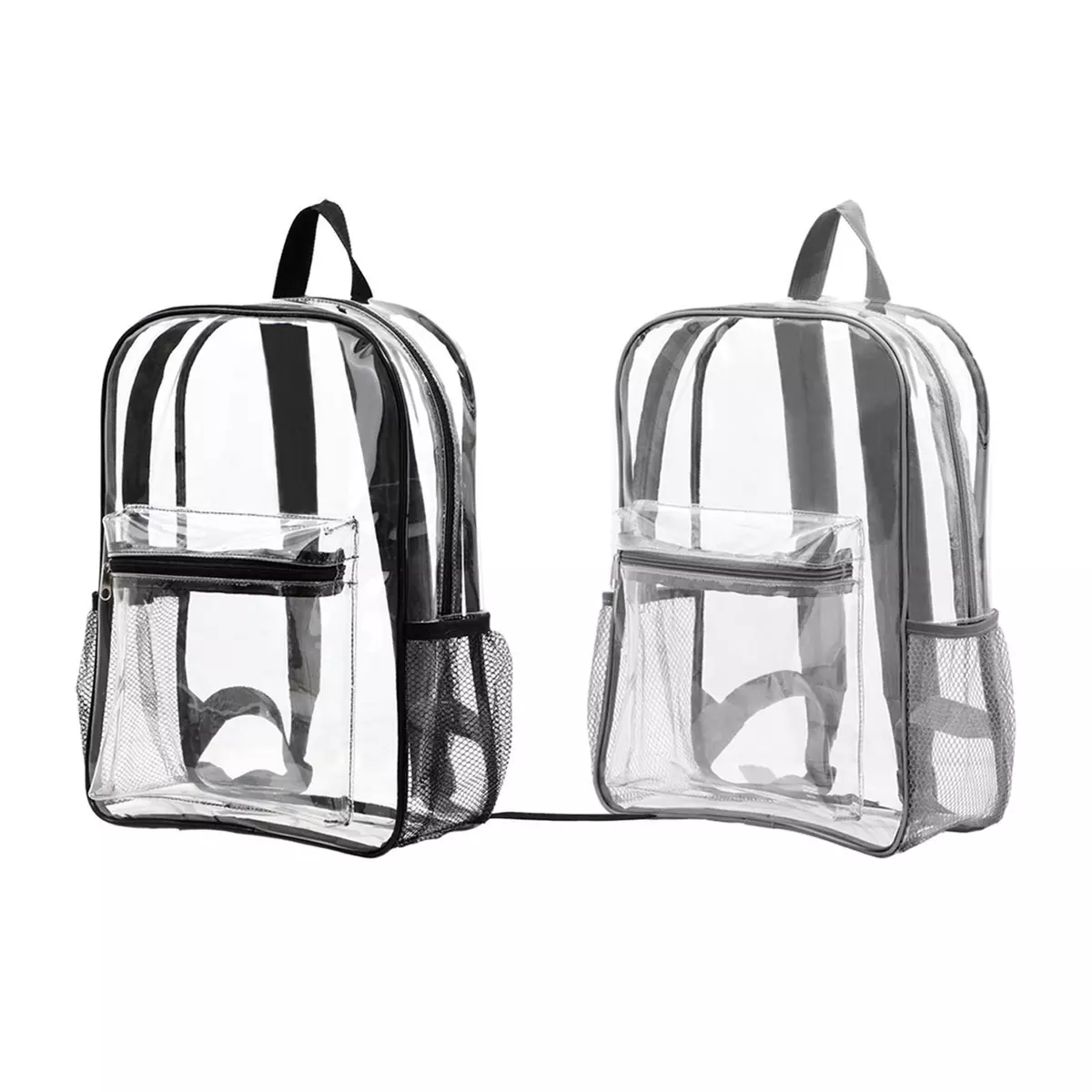 Sac dos transparent en PVC pour ordinateur portable Sac dos